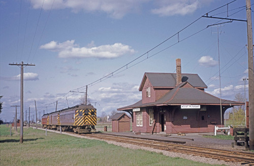 Lake Erie and Northern Station in 1955